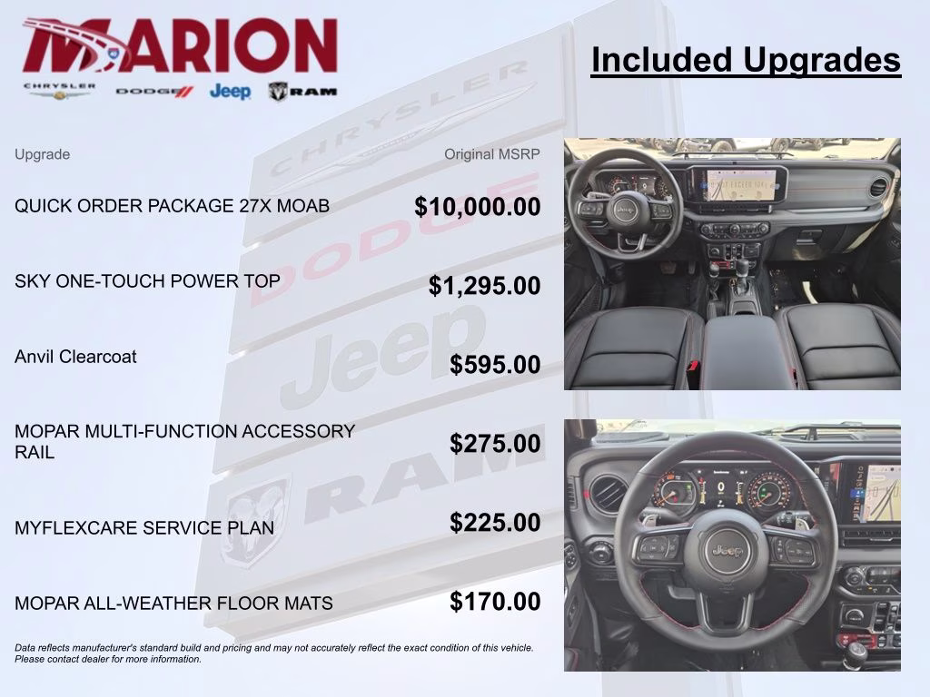 2026 Anvil Clear Coat Jeep Wrangler Moab 392 4X4 SUV