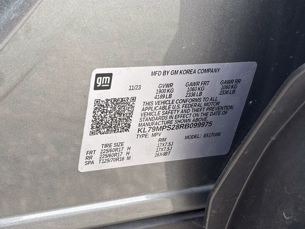 2024 Sterling Gray Metallic Chevrolet Trailblazer LT FWD SUV