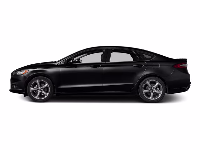2016 Black Ford Fusion SE AWD Sedan