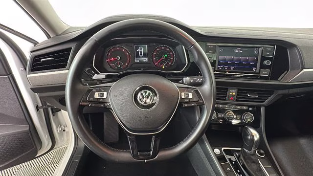 2019 Pure White Volkswagen Jetta R-Line FWD Sedan