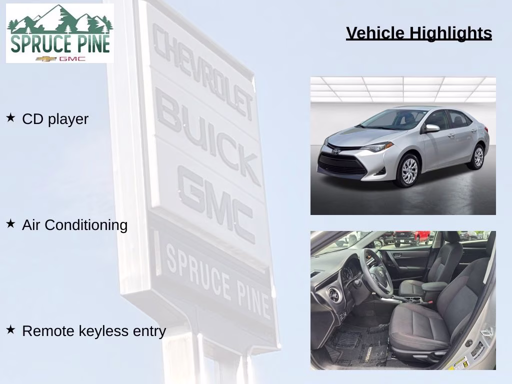 2019 Classic Silver Metallic Toyota Corolla LE FWD Sedan