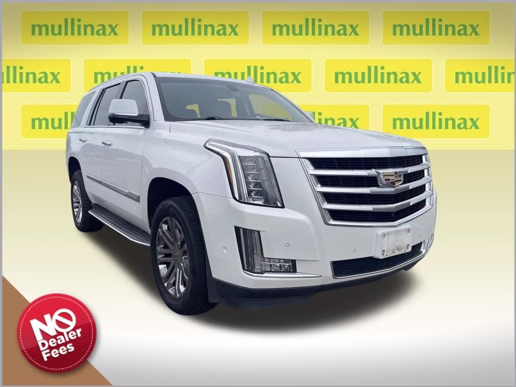 2017 Crystal White Tricoat Cadillac Escalade Base RWD SUV
