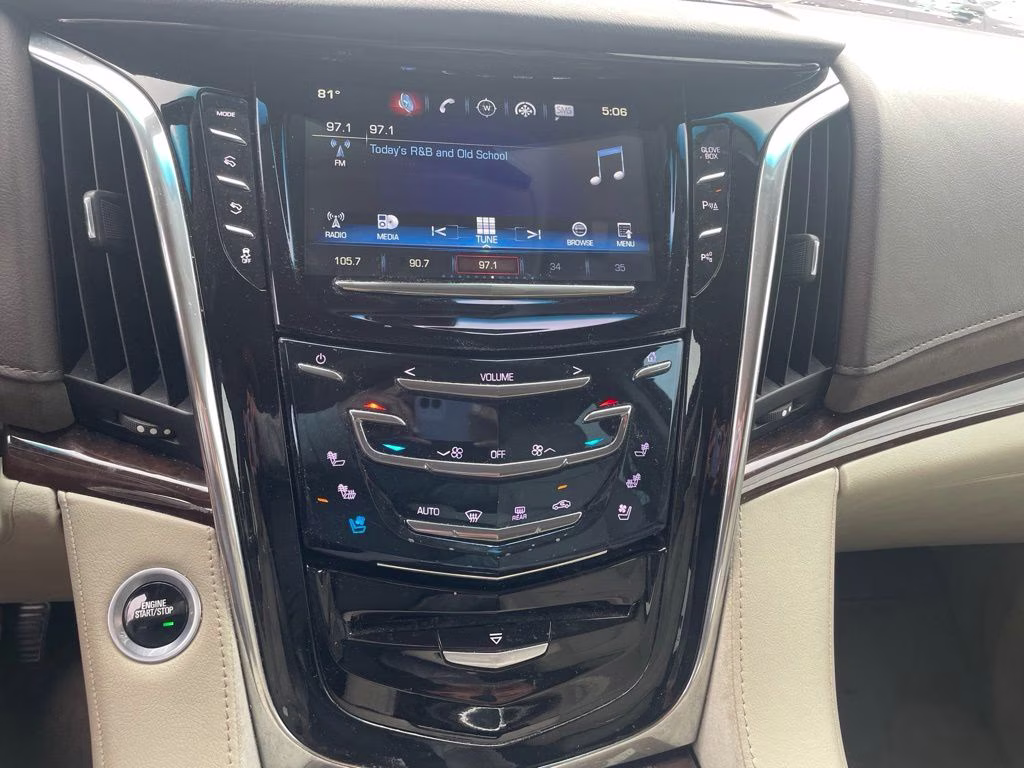 2017 Crystal White Tricoat Cadillac Escalade Base RWD SUV