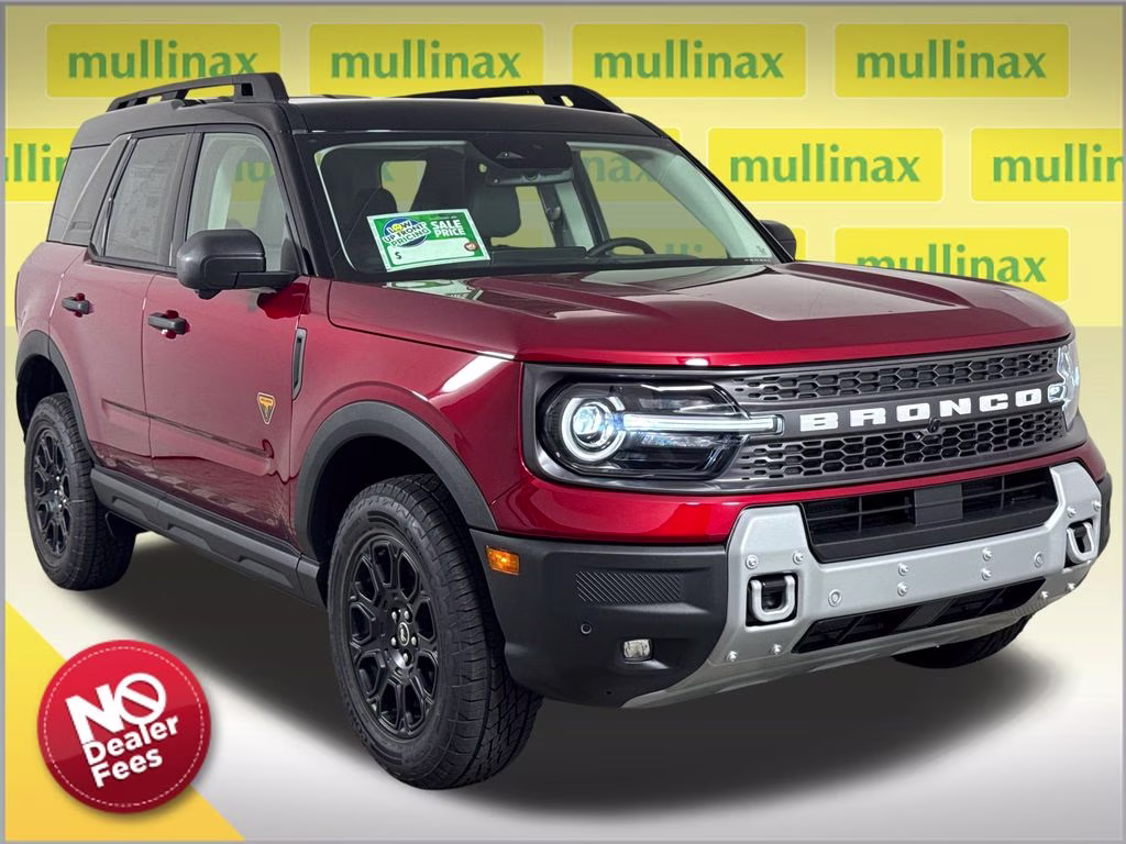 2026 Ruby Red Metallic Tinted Clearcoat Ford Bronco Sport Badlands 4X4 SUV