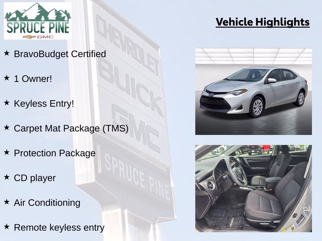 2019 Classic Silver Metallic Toyota Corolla LE FWD Sedan