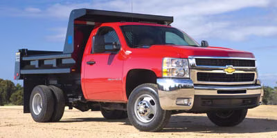 2009 Summit White (Fleet) Chevrolet Silverado 3500HD Work Truck 4X4 Truck