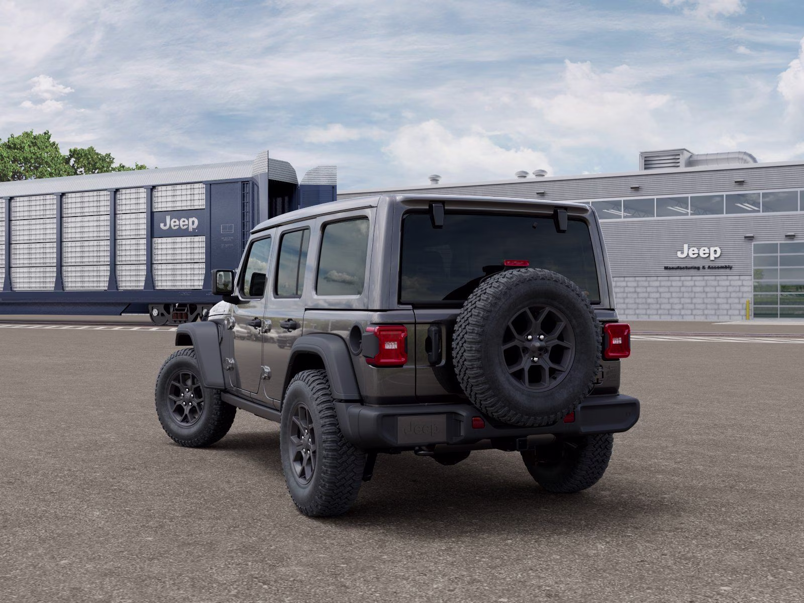 2026 Granite Crystal Metallic Clearcoat Jeep Wrangler Willys 4X4 SUV