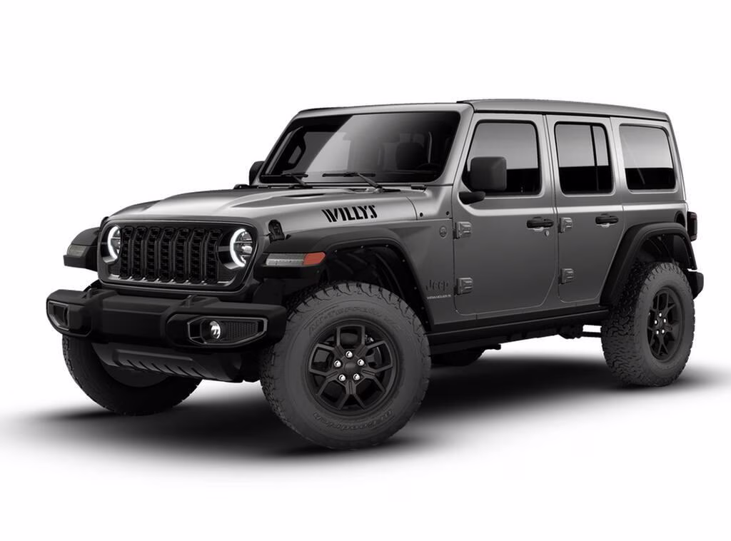2026 Granite Crystal Metallic Clear Coat Jeep Wrangler Wrangler 4-door Willys 4-door