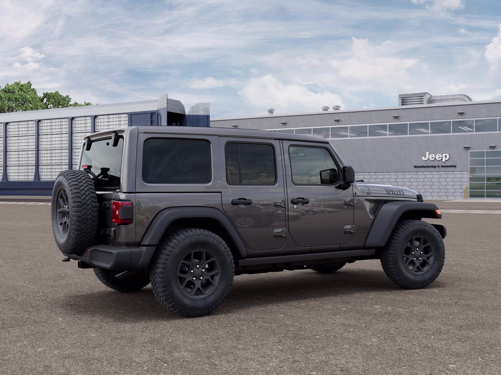 2026 Granite Crystal Metallic Clear Coat Jeep Wrangler Wrangler 4-door Willys 4-door