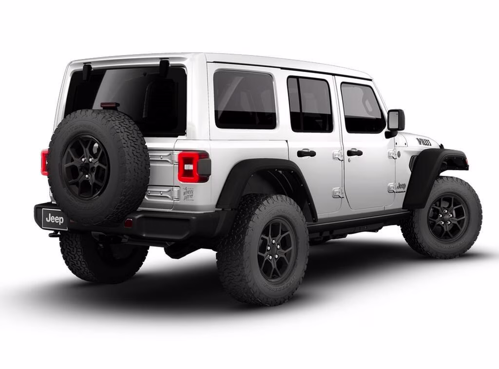 2026 Bright White Clear Coat Jeep Wrangler Wrangler 4-door Willys 4-door