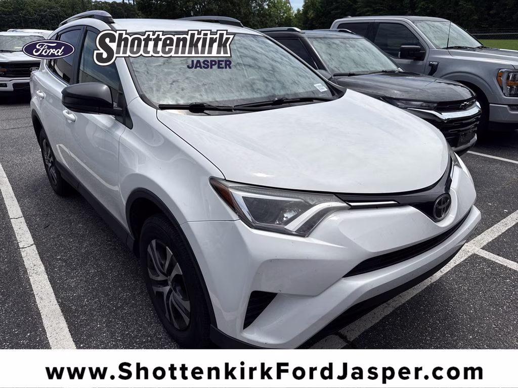 2017 Super White Toyota RAV4 LE FWD SUV