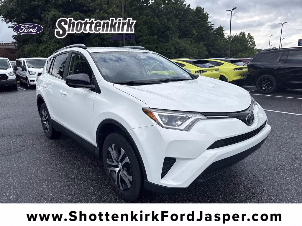 2017 Super White Toyota RAV4 LE FWD SUV