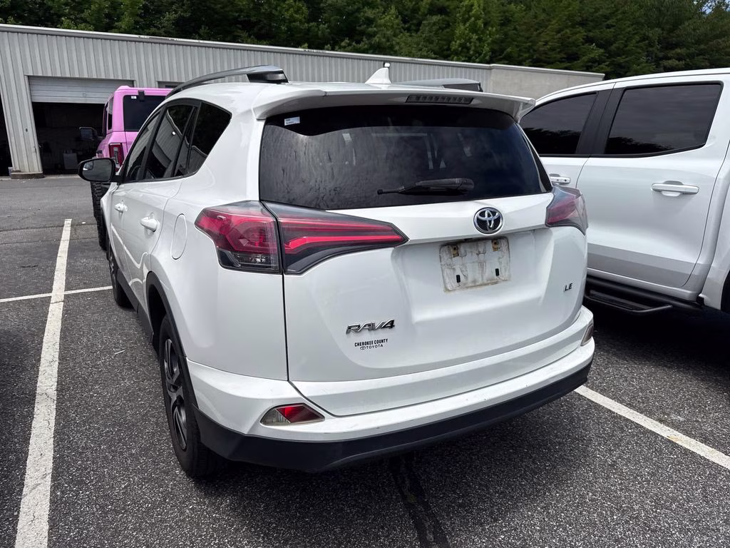 2017 Super White Toyota RAV4 LE FWD SUV