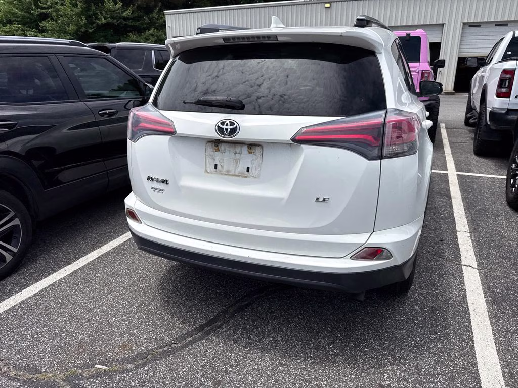 2017 Super White Toyota RAV4 LE FWD SUV