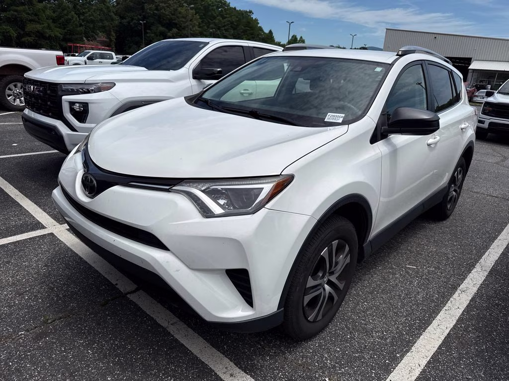 2017 Super White Toyota RAV4 LE FWD SUV