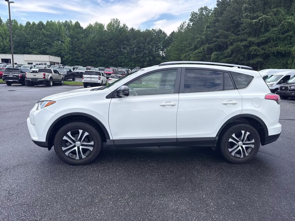 2017 Super White Toyota RAV4 LE FWD SUV