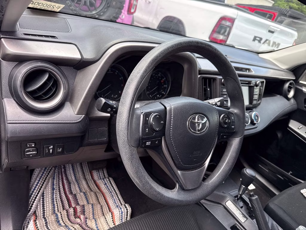 2017 Super White Toyota RAV4 LE FWD SUV