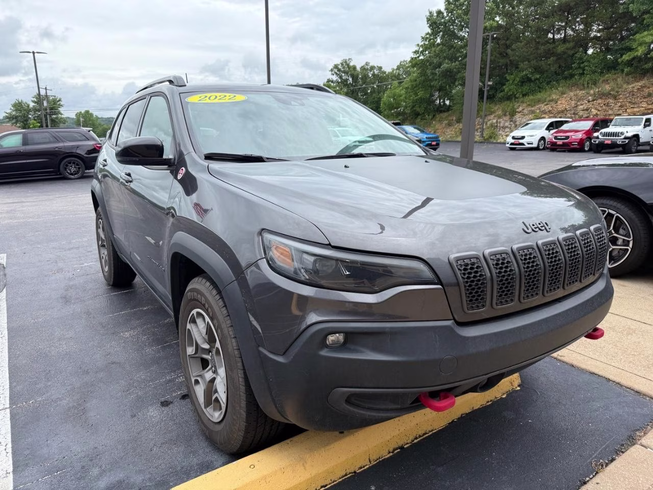 2022 GRAY Jeep Cherokee Trailhawk 4X4 SUV