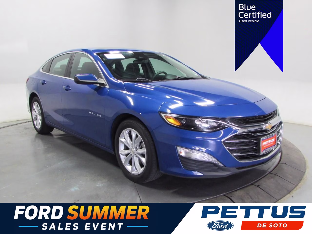 2023 Riverside Blue Metallic Chevrolet Malibu LT 1LT FWD Sedan