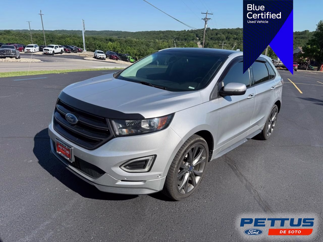 2016 Silver Ford Edge Sport AWD SUV