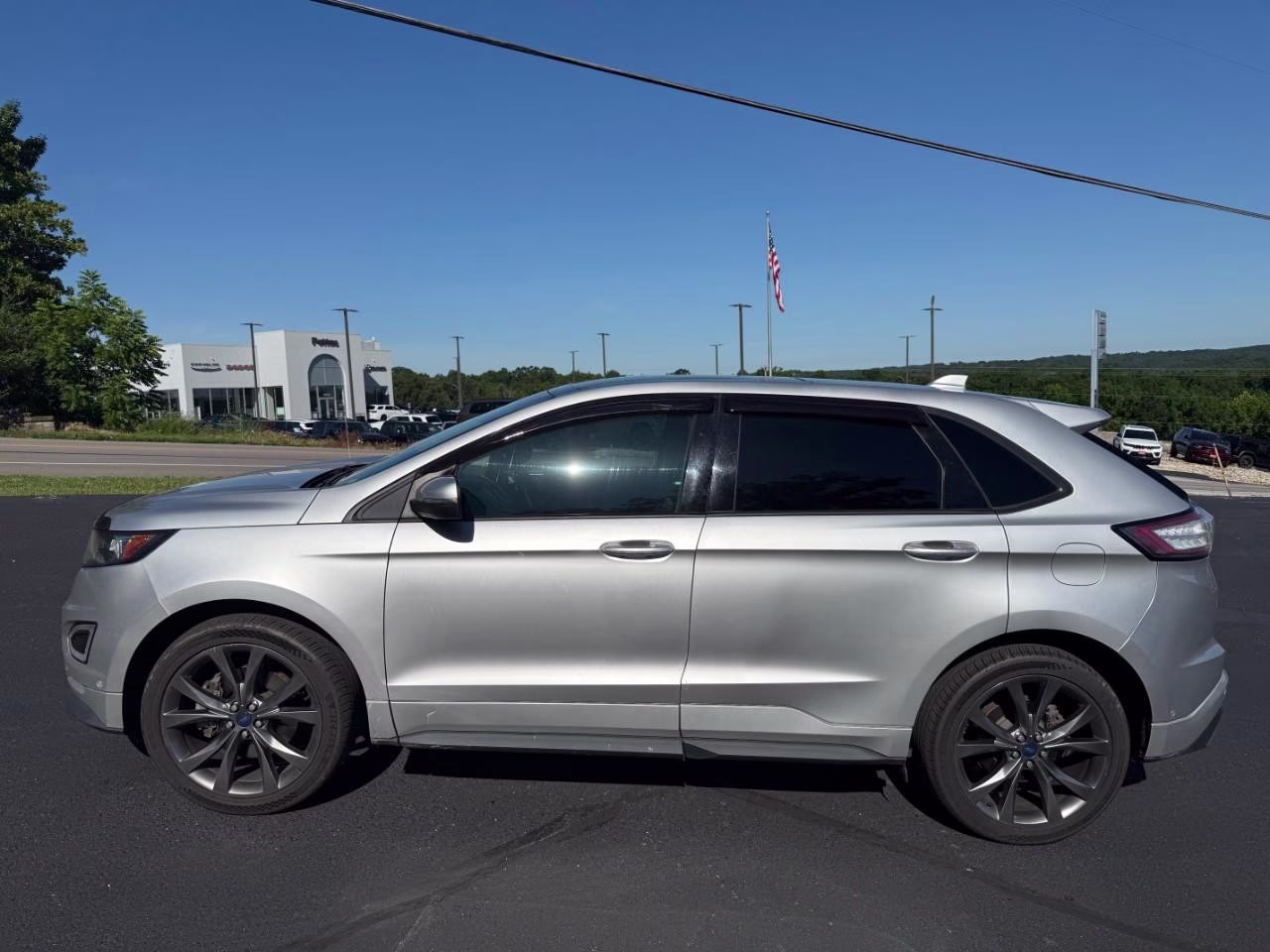 2016 Silver Ford Edge Sport AWD SUV
