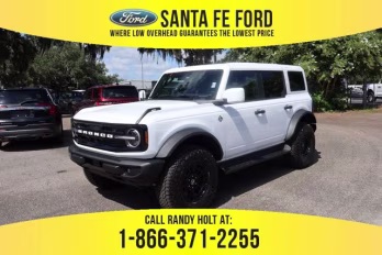 2026 White Ford Bronco Outer Banks Convertible