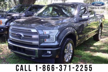 2017 Gray Ford F-150 Platinum 4X4 Truck
