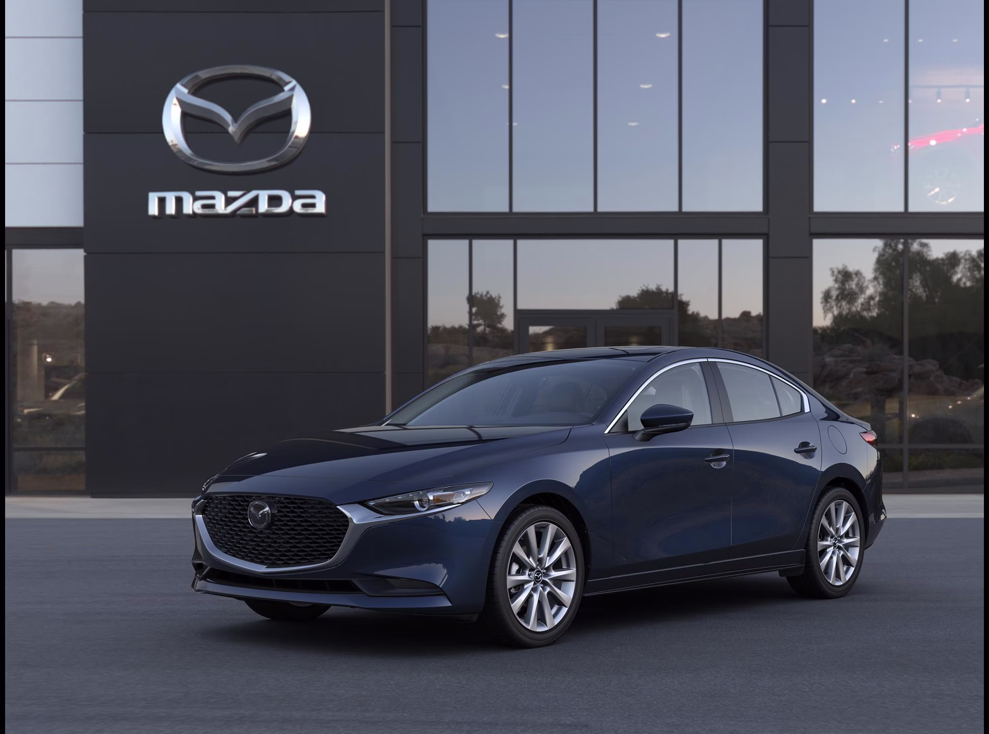 2026 Deep Crystal Blue Mica Mazda Mazda3 Sedan 2.5 S Preferred FWD Sedan