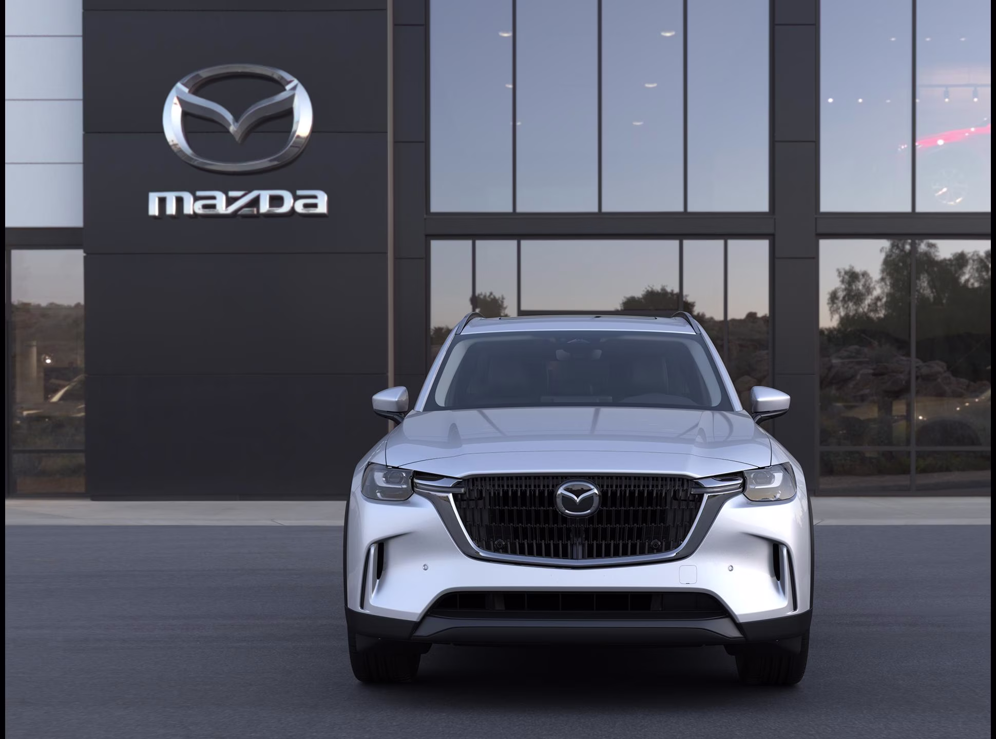 2026 Rhodium White Premium Mazda Mazda CX-90 3.3 Turbo Preferred AWD AWD SUV