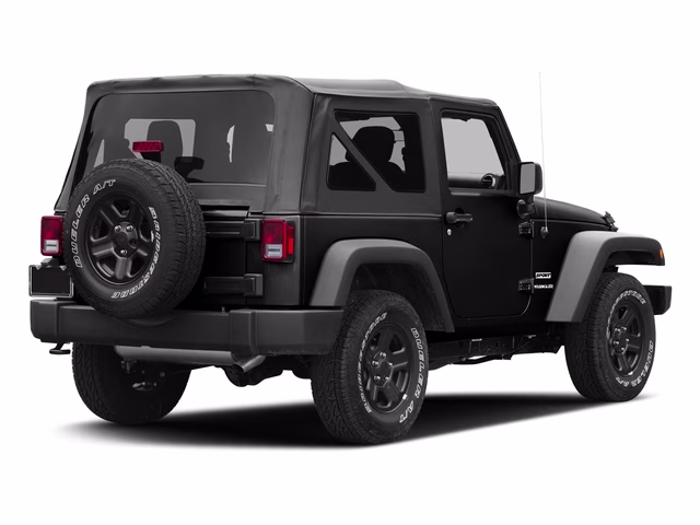 2016 Black Jeep Wrangler 4X4 Crossover