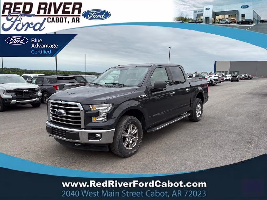 2017 Lithium Gray Ford F-150 XLT 4X4 Truck