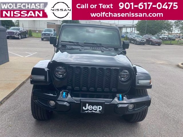 2022 Black Clearcoat Jeep Wrangler Unlimited Sahara 4xe 4X4 SUV
