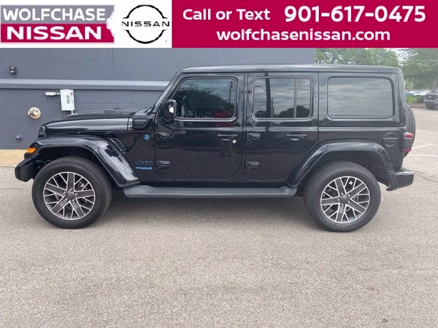 2022 Black Clearcoat Jeep Wrangler Unlimited Sahara 4xe 4X4 SUV
