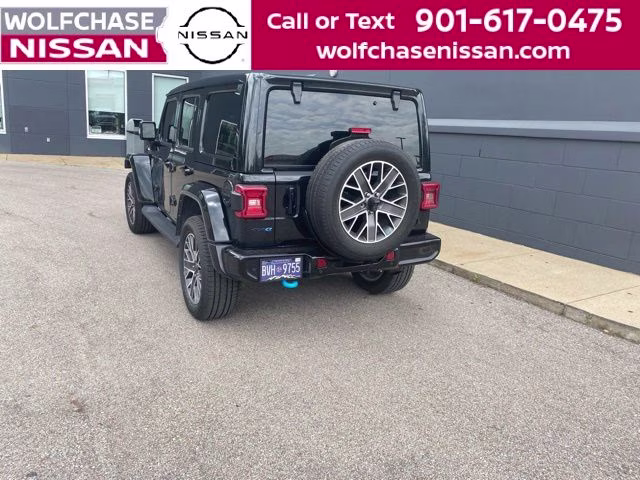 2022 Black Clearcoat Jeep Wrangler Unlimited Sahara 4xe 4X4 SUV