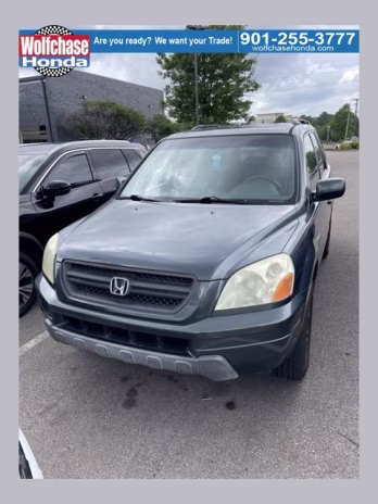 2005 Sage Brush Pearl Honda Pilot EX-L AWD SUV