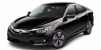 2018 Black Honda Civic EX-T FWD Sedan