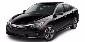 2018 Black Honda Civic EX-T FWD Sedan