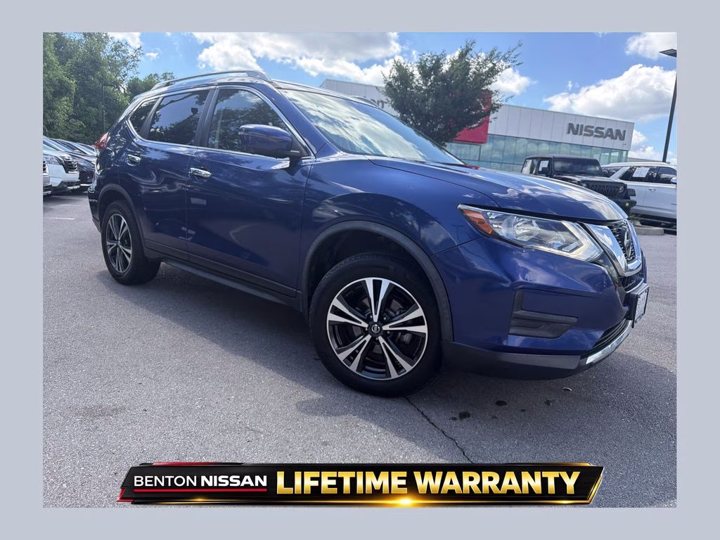 2020 Caspian Blue Metallic Nissan Rogue SV AWD SUV