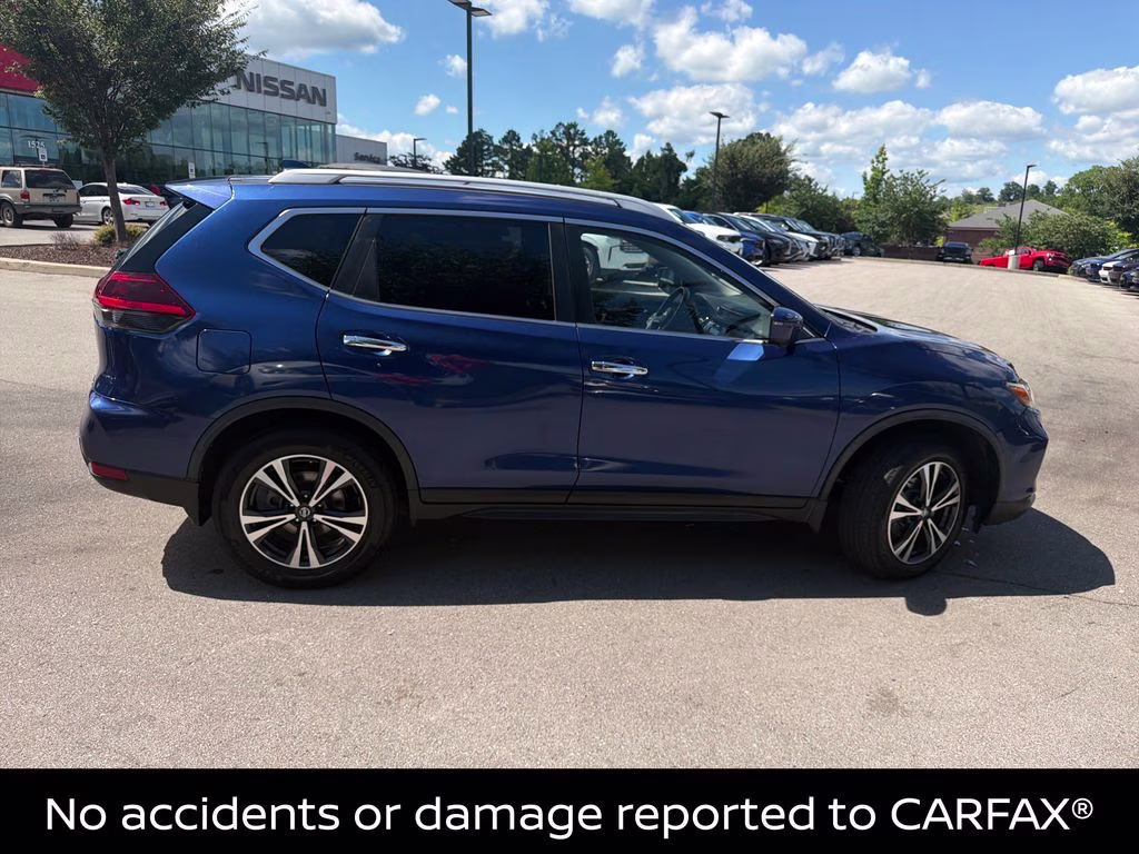 2020 Caspian Blue Metallic Nissan Rogue SV AWD SUV
