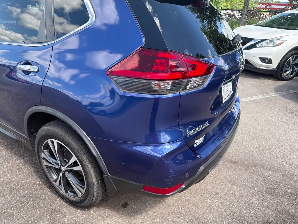 2020 Caspian Blue Metallic Nissan Rogue SV AWD SUV