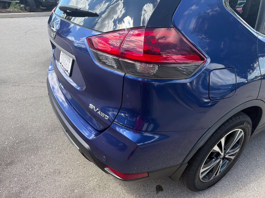 2020 Caspian Blue Metallic Nissan Rogue SV AWD SUV