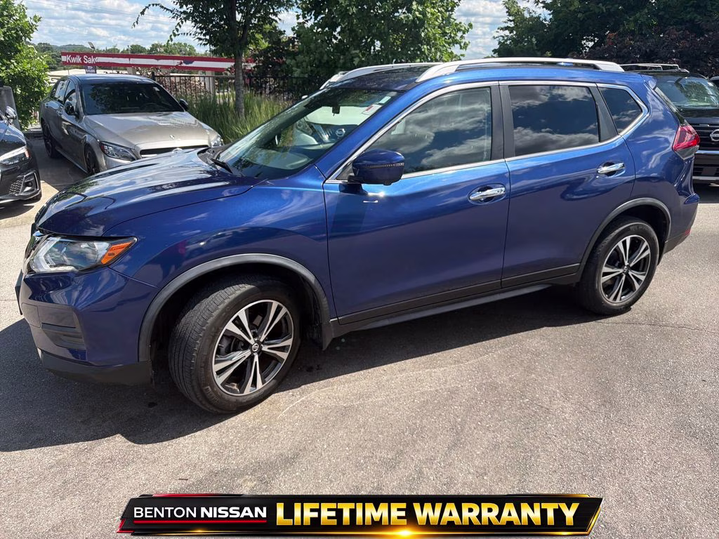 2020 Caspian Blue Metallic Nissan Rogue SV AWD SUV