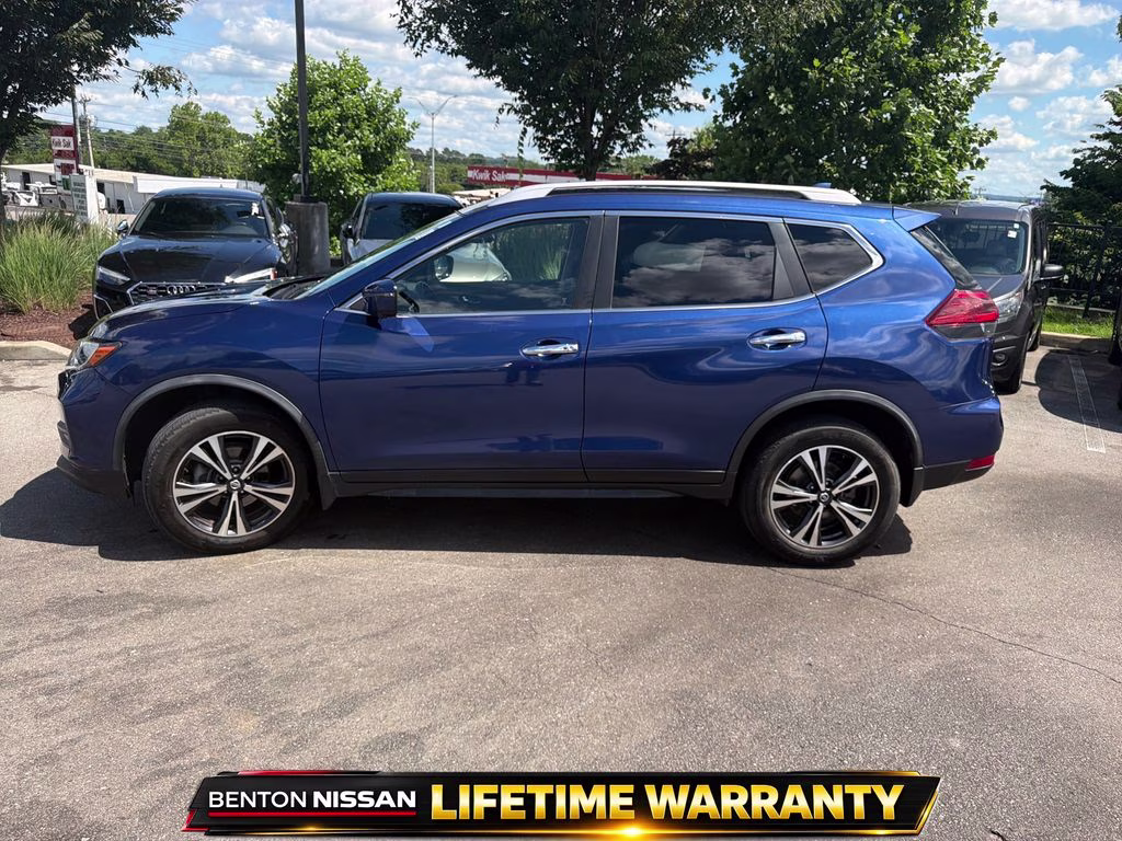 2020 Caspian Blue Metallic Nissan Rogue SV AWD SUV