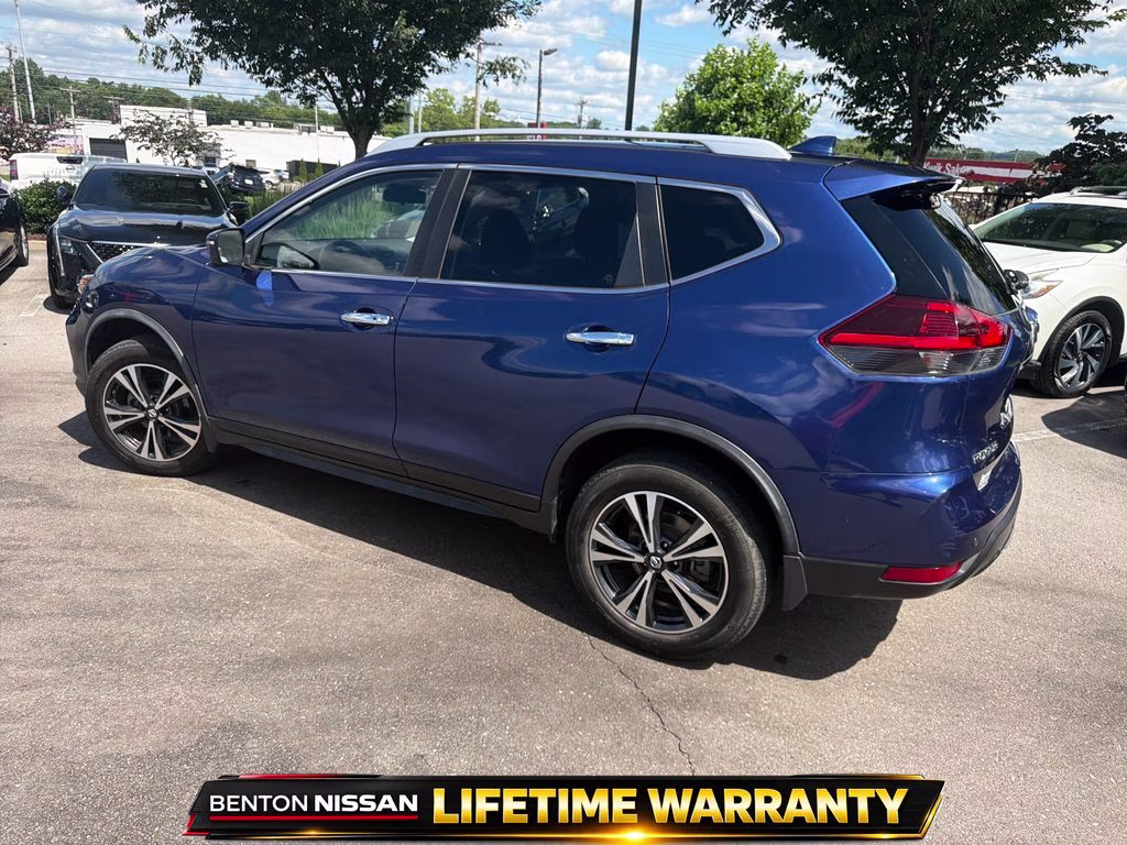 2020 Caspian Blue Metallic Nissan Rogue SV AWD SUV