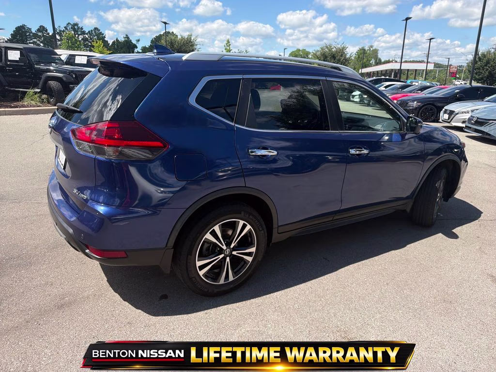 2020 Caspian Blue Metallic Nissan Rogue SV AWD SUV