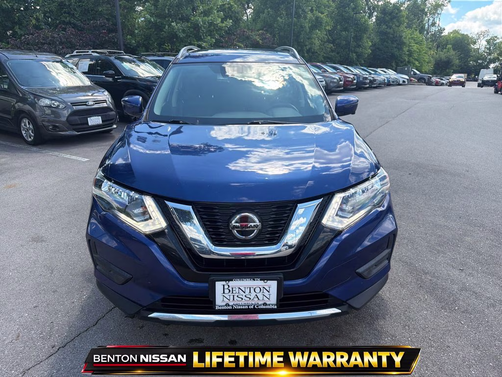 2020 Caspian Blue Metallic Nissan Rogue SV AWD SUV