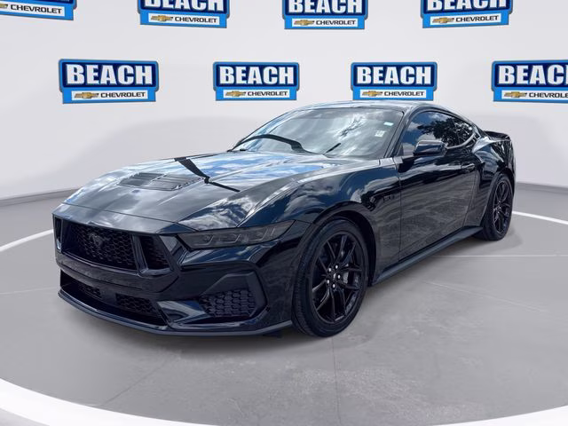 2025 Shadow Black Ford Mustang GT RWD Coupe