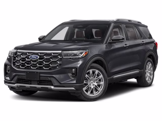 2026 Agate Black Metallic Ford Explorer Platinum RWD SUV