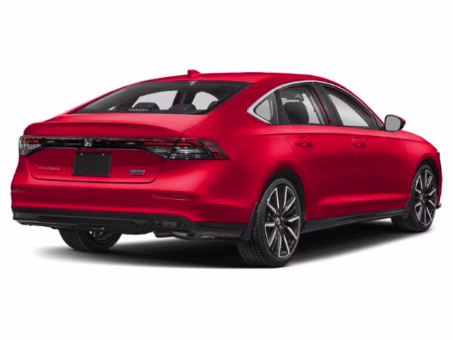 2024 Red Honda Accord Hybrid Touring FWD Sedan