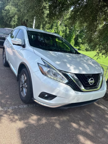 2015 Pearl White Nissan Murano SL AWD SUV